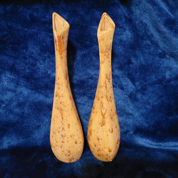 2 Vintage MCM Bud Vases - Picture 1 of 6
